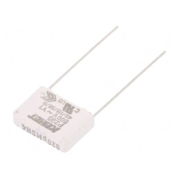 Condensator de Hârtie Y1 820pF 500VAC 15mm THT | Electronic-mag.ro | Componente Electronice