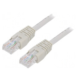 Cablu Patch Cord UTP Cat5e 1.5m Gri PVC | Electronic-mag.ro | Componente Electronice