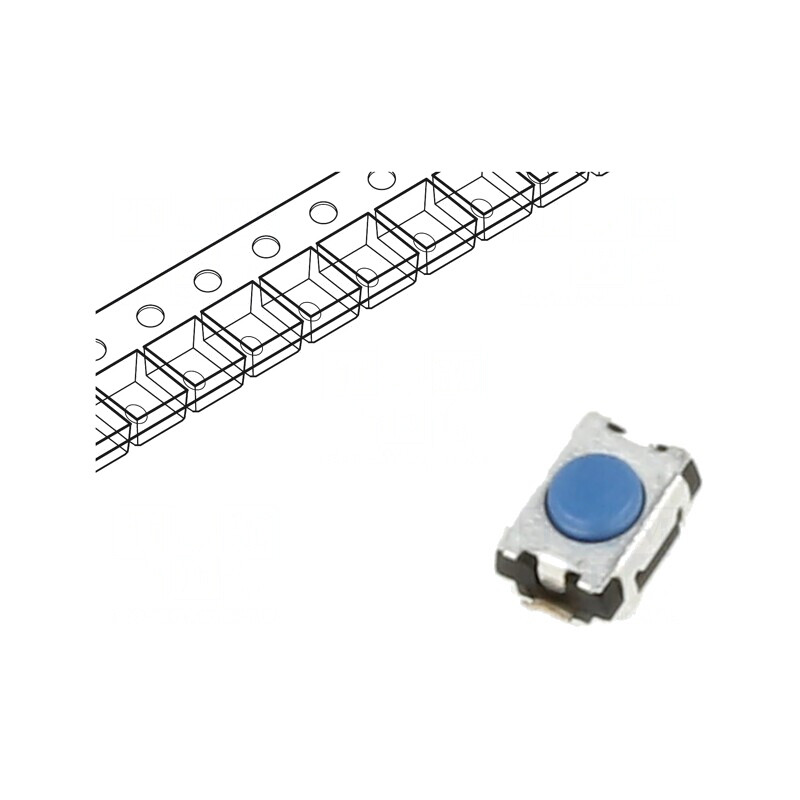 Microîntrerupător TACT SPST-NO 0,05A 12V SMT | Electronic-mag.ro | Componente Electronice