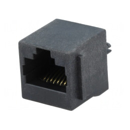 Soclu RJ45 8P8C Cat5 THT Drept | Electronic-mag.ro | Componente Electronice