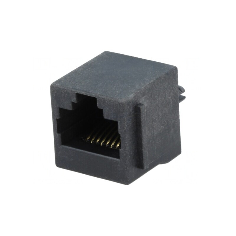 Soclu RJ45 8P8C Cat5 THT Drept | Electronic-mag.ro | Componente Electronice