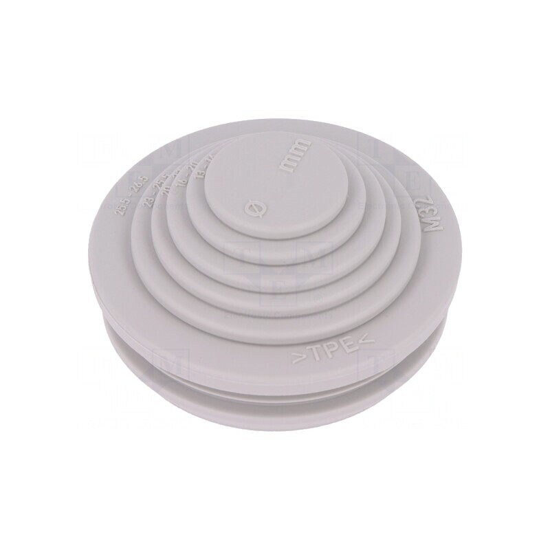 Manșon elastomer termoplastic TPE gri pentru panouri 1,5-4,5mm | Electronic-mag.ro | Componente Electronice
