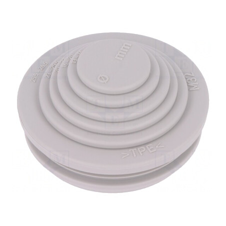 Manșon elastomer termoplastic TPE gri pentru panouri 1,5-4,5mm | Electronic-mag.ro | Componente Electronice