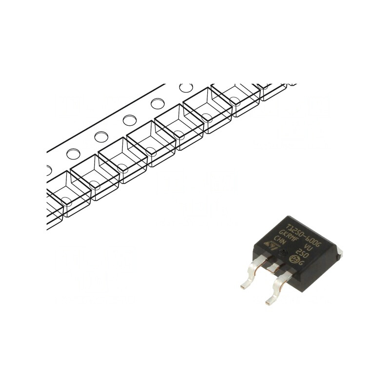 Triac 600V 12A Snubberless Logic Level D2PAK | Electronic-mag.ro | Componente Electronice