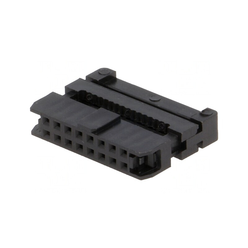 Mufă IDC Mamă 16 PIN pentru Cablu 1mm Neagră | Electronic-mag.ro | Componente Electronice Mufă IDC Mamă 16 PIN pentru Cablu 1mm Neagră | Electronic-mag.ro | Componente Electronice