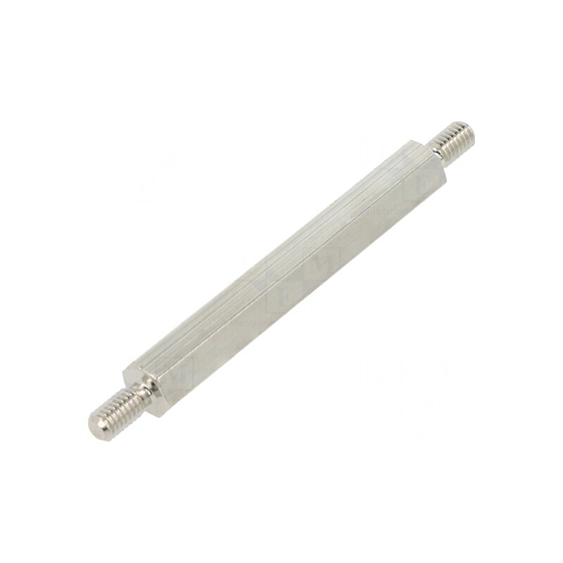 Piuliţă distantieră filetată M4 50mm hexagonală | Electronic-mag.ro | Componente Electronice