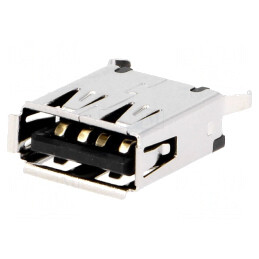 Conector USB A PCB THT 2.0 Aurit