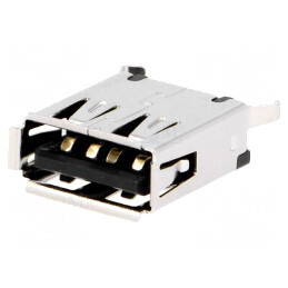 Conector USB A PCB THT 2.0 Aurit | Electronic-mag.ro | Componente Electronice