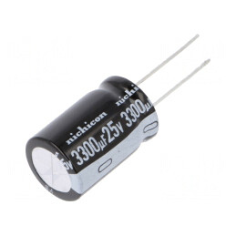 Condensator Electrolitic THT 3300uF 25V Ø16x25mm | Electronic-mag.ro | Componente Electronice