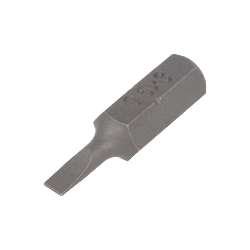 Capăt șurubelniță plată 3,0x0,5mm 25mm | Electronic-mag.ro | Componente Electronice
