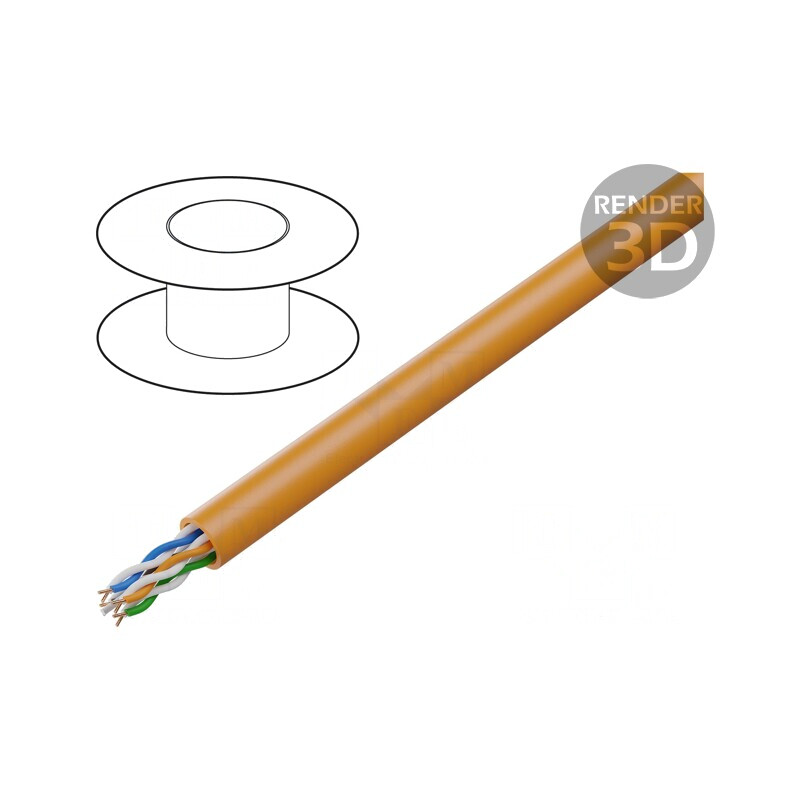 Cablu BiTLAN Cat6 UTP 23AWG Cu | Electronic-mag.ro | Componente Electronice Cablu BiTLAN Cat6 UTP 23AWG Cu | Electronic-mag.ro | Componente Electronice