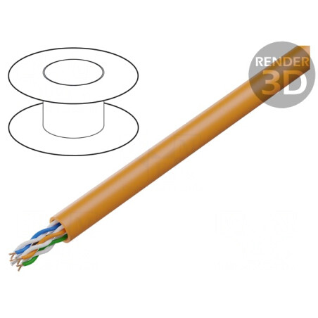Cablu BiTLAN Cat6 UTP 23AWG Cu | Electronic-mag.ro | Componente Electronice