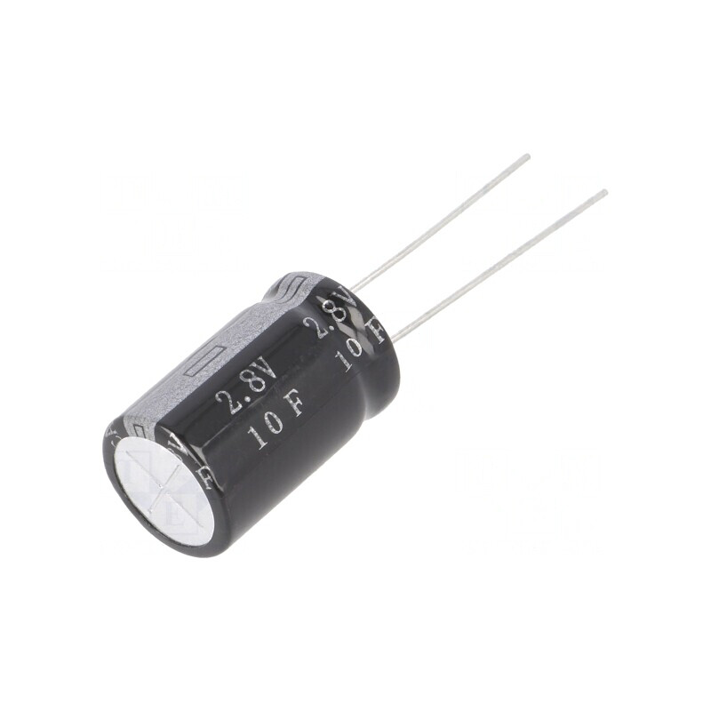 Supercondensator THT 10F 2,8VDC Ø12,5x21mm | Electronic-mag.ro | Componente Electronice