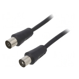 Cablu Coaxial 1,8m 9,5mm Priză-Mufă PVC | Electronic-mag.ro | Componente Electronice