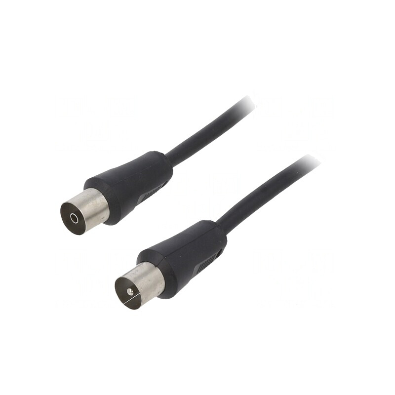 Cablu Coaxial 1,8m 9,5mm Priză-Mufă PVC | Electronic-mag.ro | Componente Electronice