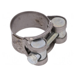 Colier cu șurub 18mm oțel cromat AISI 430 | Electronic-mag.ro | Componente Electronice