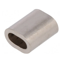 Inel de prindere cupru pentru cabluri 4mm 14mm nichel | Electronic-mag.ro | Componente Electronice