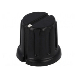 Buton rotativ cu flanșă bachelită 6,35mm | Electronic-mag.ro | Componente Electronice