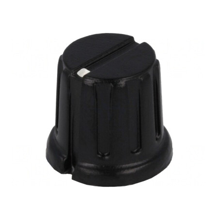 Buton rotativ cu flanșă bachelită 6,35mm | Electronic-mag.ro | Componente Electronice