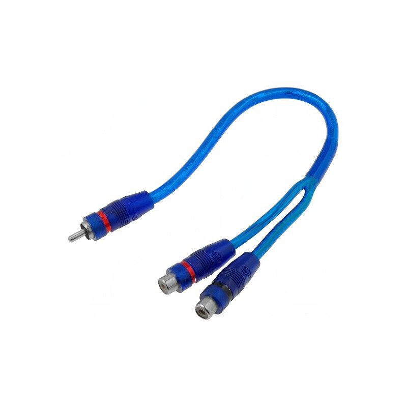 Cablu RCA dublu soclu la mufă RCA | Electronic-mag.ro | Componente Electronice
