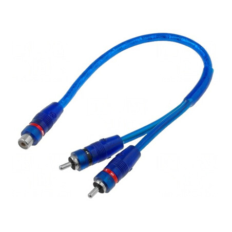 Cablu RCA Soclu la 2 Mufe RCA | Electronic-mag.ro | Componente Electronice