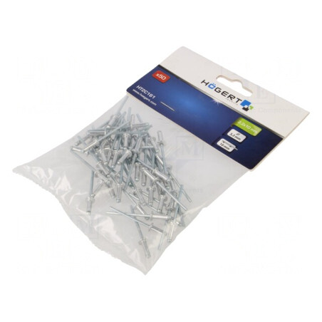 Diblu Aluminiu 3.2mm x 10mm 50buc | Electronic-mag.ro | Componente Electronice