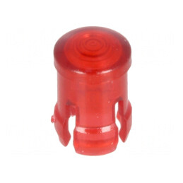 Lentilă LED Rotundă Roșie 3mm