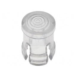 Lentilă LED Transparentă Rotundă 3mm