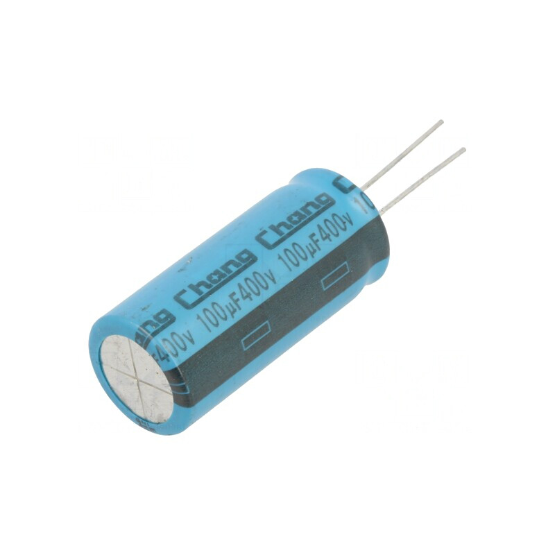 Condensator Electrolitic THT 100uF 400V 18x40mm | Electronic-mag.ro | Componente Electronice