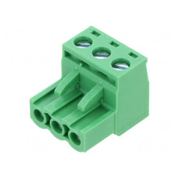 Regletă de Conexiuni Deconectabilă 3 Piste 5mm | Electronic-mag.ro | Componente Electronice