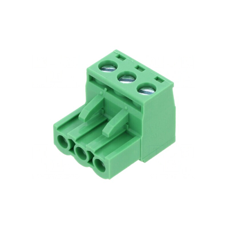 Regletă de Conexiuni Deconectabilă 3 Piste 5mm | Electronic-mag.ro | Componente Electronice