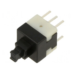 Comutator Push-Button DPDT 0.1A 30VDC THT | Electronic-mag.ro | Componente Electronice