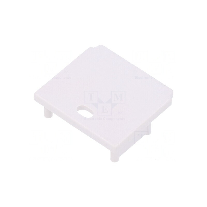 Obturator Alb pentru LED Profile, Set 2 Bucăți, ABS cu Orificiu | Electronic-mag.ro | Componente Electronice Obturator Alb pentru LED Profile, Set 2 Bucăți, ABS cu Orificiu | Electronic-mag.ro | Componente Electronice