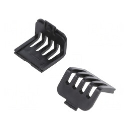 Set 10 Capace de Protecție Ventilate ABS Negru | Electronic-mag.ro | Componente Electronice