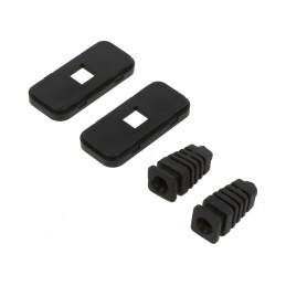 Set capace ZOBD-ABS și ZOBD-MINI-ABS cu manșon x2 și capac x2 | Electronic-mag.ro | Componente Electronice
