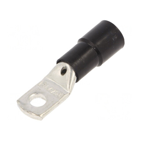 Conector Negru Inelar Tubular M6 6,3mm 25mm2 Crimpat Cabluri | Electronic-mag.ro | Componente Electronice
