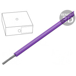 Cablu electric ÖLFLEX HEAT 125 SC 1x0.75mm² Cu violet | Electronic-mag.ro | Componente Electronice