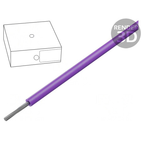 Cablu electric ÖLFLEX HEAT 125 SC 1x0.75mm² Cu violet | Electronic-mag.ro | Componente Electronice