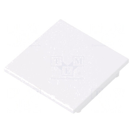 Obturator alb pentru profil LED, 2 bucăți, ABS | Electronic-mag.ro | Componente Electronice