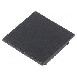 Obturator Negru pentru Profil LED, 2 Bucăți, ABS, Ecran C | Electronic-mag.ro | Componente Electronice