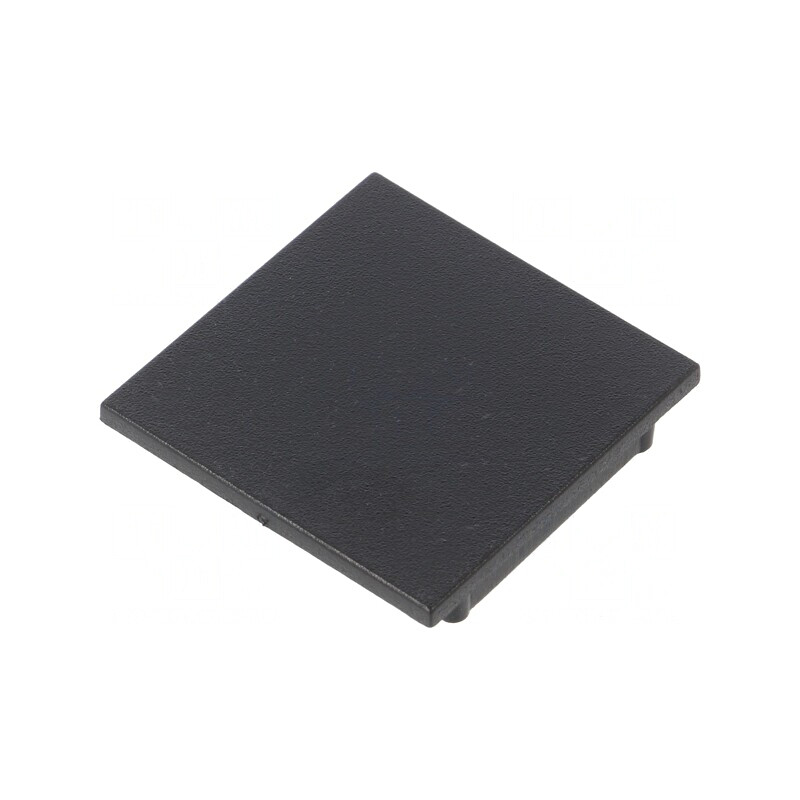 Obturator Negru pentru Profil LED, 2 Bucăți, ABS, Ecran C | Electronic-mag.ro | Componente Electronice