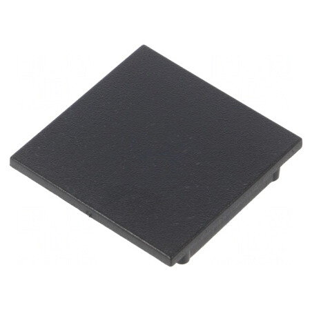 Obturator Negru pentru Profil LED, 2 Bucăți, ABS, Ecran C | Electronic-mag.ro | Componente Electronice