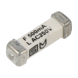 Siguranţă: siguranţă; ardere rapidă; 500mA; 250VAC; 125VDC; SMD