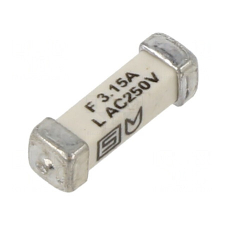 Siguranță 3,15A 250VAC 125VDC SMD | Electronic-mag.ro | Componente Electronice