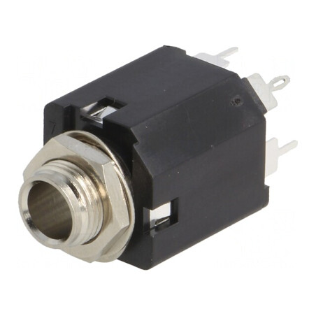 Soclu Jack 6,3mm Stereo cu Întrerupător Dublu | Electronic-mag.ro | Componente Electronice