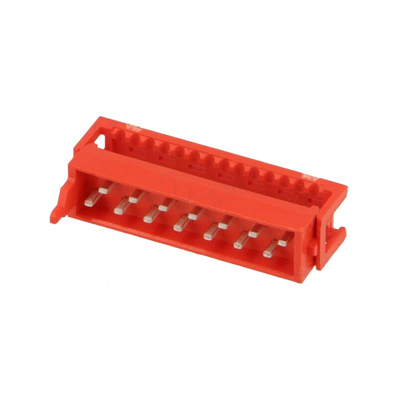 Mufă Micro-MaTch 14-PIN IDC pentru cablu-bandă 1.27mm | Electronic-mag.ro | Componente Electronice