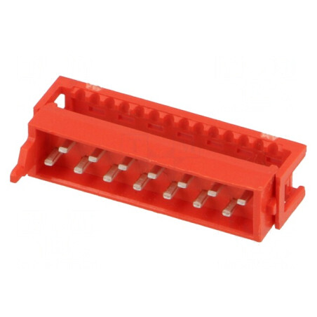 Mufă Micro-MaTch 14-PIN IDC pentru cablu-bandă 1.27mm | Electronic-mag.ro | Componente Electronice