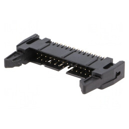 Soclu IDC Tată 26P cu Ejector THT Aurit 2.54mm | Electronic-mag.ro | Componente Electronice