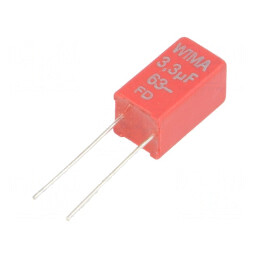 Condensator Poliester 3,3uF 40VAC 63VDC 5mm ±5% | Electronic-mag.ro | Componente Electronice