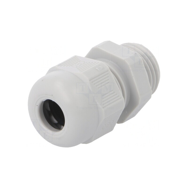 Garnitură Etanșare PG9 IP68 Poliamidă Gri Deschis | Electronic-mag.ro | Componente Electronice